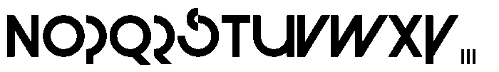 Nerolinia Font LOWERCASE