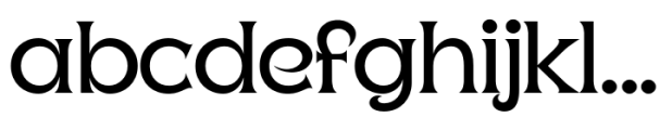 Nerone Regular Font LOWERCASE