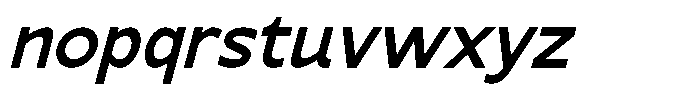 Nerva Archane Italic Font LOWERCASE