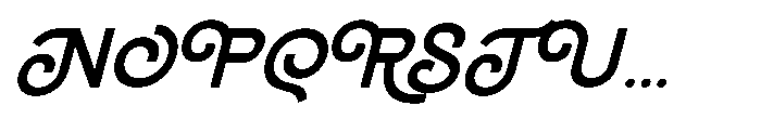 Nerva Archane Script Font UPPERCASE