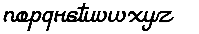 Nerva Archane Script Font LOWERCASE