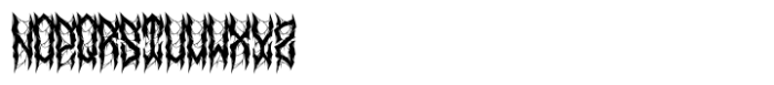 Nervous Beyond Metal Font LOWERCASE