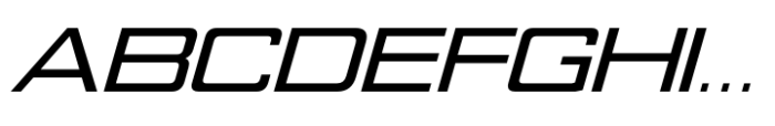 Nesobrite Black Expanded Italic Font UPPERCASE