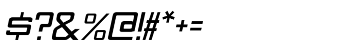 Nesobrite Black Italic Font OTHER CHARS