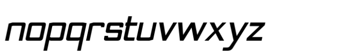 Nesobrite Black Italic Font LOWERCASE
