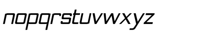 Nesobrite Bold Italic Font LOWERCASE