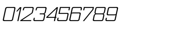 Nesobrite Light Italic Font OTHER CHARS