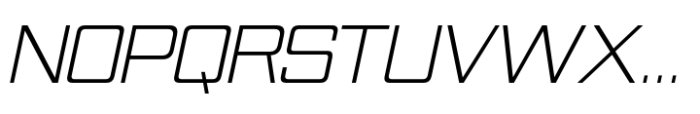 Nesobrite Light Italic Font UPPERCASE
