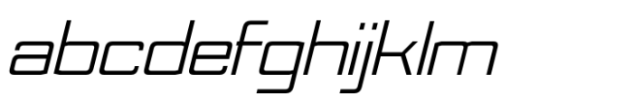 Nesobrite Semi-expanded Italic FONT