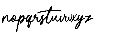 Nesta Mastone Font LOWERCASE