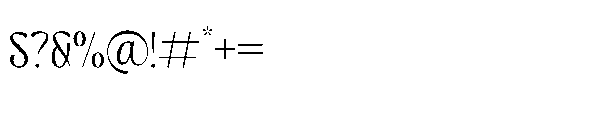 Nestfulo Regular Font OTHER CHARS