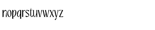 Nestfulo Regular Font LOWERCASE