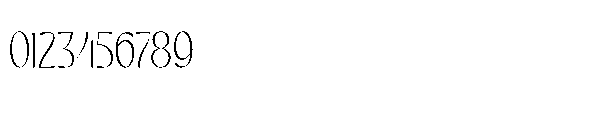 Nestfulo Thin Font OTHER CHARS