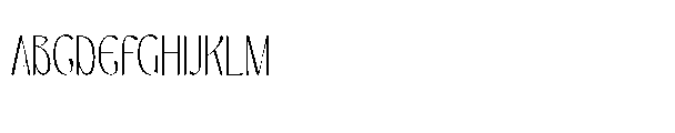 Nestfulo Thin Font UPPERCASE