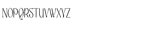 Nestfulo Thin Font UPPERCASE