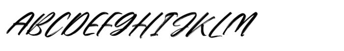 Nesthan Brother Italic Font UPPERCASE