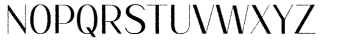 Nestine Rough Font UPPERCASE