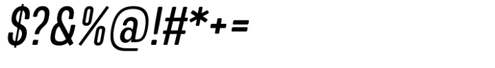 Nestor Regular Oblique Font OTHER CHARS