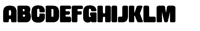 Nestora Sharp Nestora Rounded Regular Font UPPERCASE