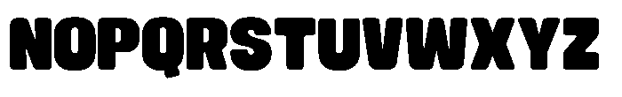 Nestora Sharp Nestora Rounded Regular Font UPPERCASE