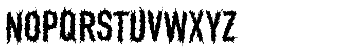 Nether Black Font UPPERCASE
