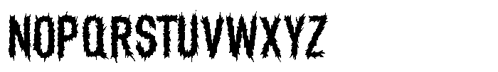 Nether Black Font LOWERCASE