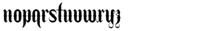 Netherland Perpendicular Black Font LOWERCASE