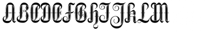 Netherland Perpendicular Bold Font UPPERCASE