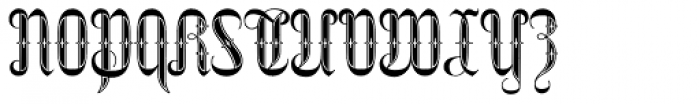 Netherland Perpendicular Demi Bold Font UPPERCASE