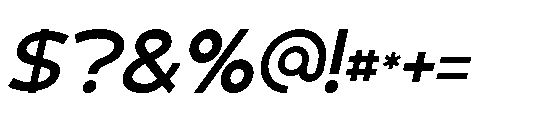 Netpil Italic Font OTHER CHARS