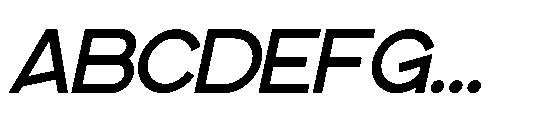 Netpil Italic Font UPPERCASE