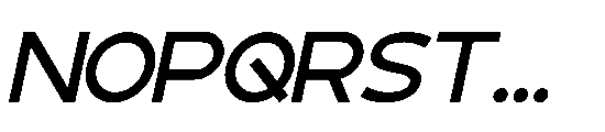 Netpil Italic Font UPPERCASE
