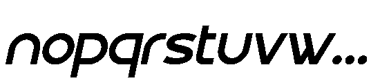 Netpil Italic Font LOWERCASE
