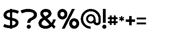 Netpil Regular Font OTHER CHARS