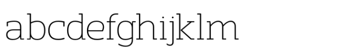 Netra Thin Rounded Font LOWERCASE