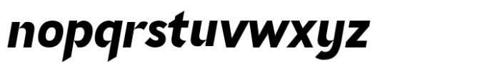 Nettle Sans Black Italic Font LOWERCASE