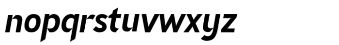Nettle Sans Bold Italic Font LOWERCASE
