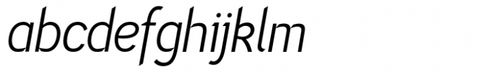 Nettle Sans Extra Light Italic Font LOWERCASE