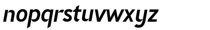 Nettle Sans Semi Bold Italic Font LOWERCASE
