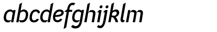 Nettle Sans VF Italic Font LOWERCASE