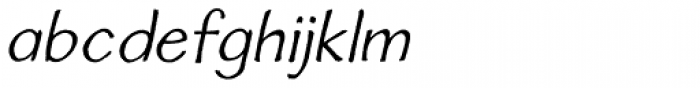 Neu Phollick Alpha Oblique Font LOWERCASE