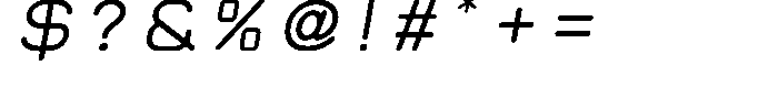 Neu T Neu-T Bold Italic Font OTHER CHARS