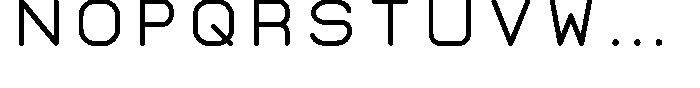 Neu T Neu-T Bold Font LOWERCASE