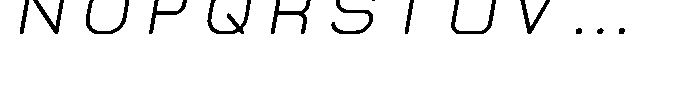 Neu T Neu-T Italics Font UPPERCASE
