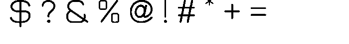 Neu T Neu-T Regular Font OTHER CHARS