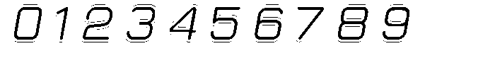 Neu T Neu-T_Emboss Italic Font OTHER CHARS