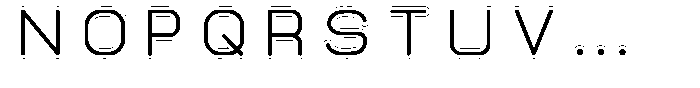 Neu T Neu-T_Emboss Regular Font UPPERCASE