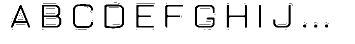 Neu T Neu-T_Emboss Regular FONT