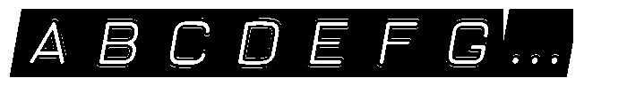Neu T Neu-T_Emboss_LBL Italic Font UPPERCASE