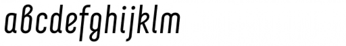 Neubau Pro Italic Font LOWERCASE